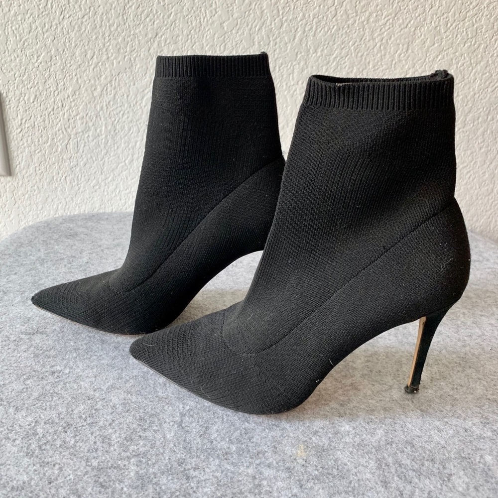 Something Navy Sock Booties